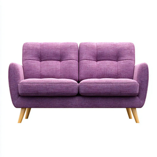 Sofa, 2 fotela w poliestrze z nogami w kształcie prostokątnym do kształtu 145 x 78 x 86 cm